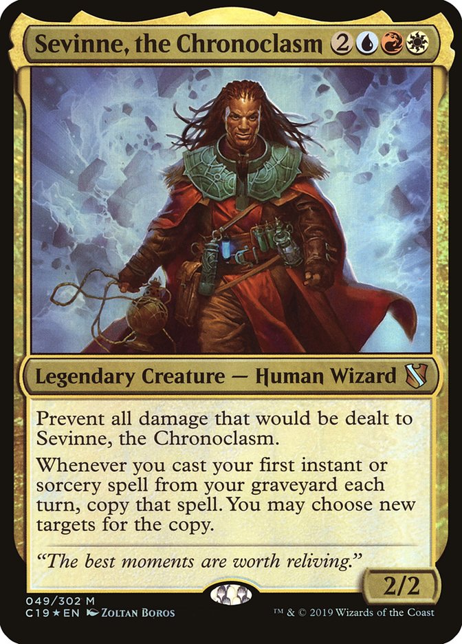 Sevinne, the Chronoclasm (Oversized) [Commander 2019 Oversized] | Good Games Morley