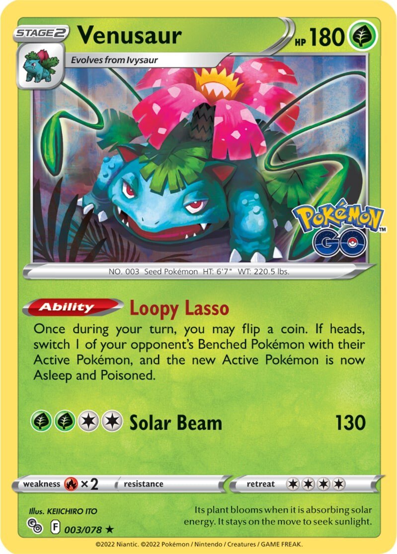 Venusaur (003/078) [Pokémon GO] | Good Games Morley