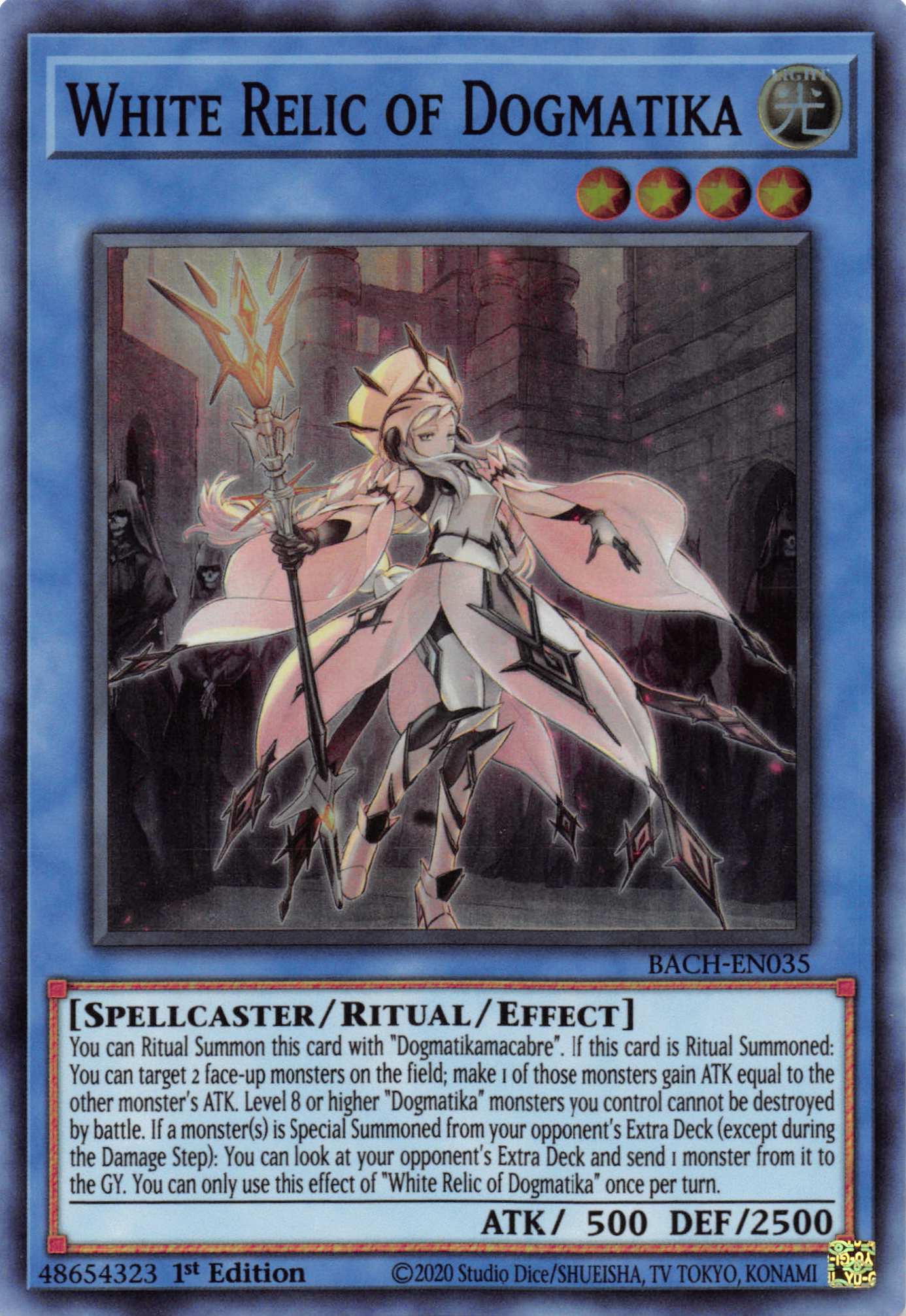 White Relic of Dogmatika [BACH-EN035] Super Rare | Good Games Morley
