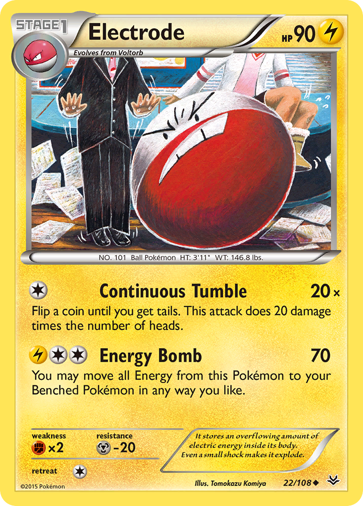 Electrode (22/108) [XY: Roaring Skies] | Good Games Morley