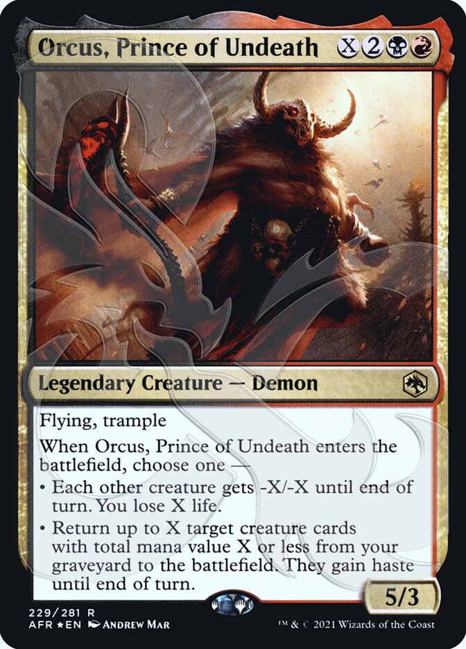 Orcus, Prince of Undeath (Ampersand Promo) [Dungeons & Dragons: Adventures in the Forgotten Realms Promos] | Good Games Morley