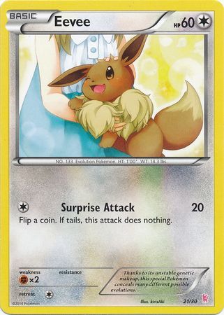 Eevee (21/30) [XY: Trainer Kit - Sylveon] | Good Games Morley