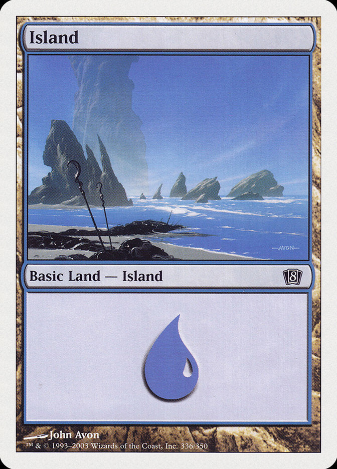 Island (336) [Eighth Edition] | Good Games Morley