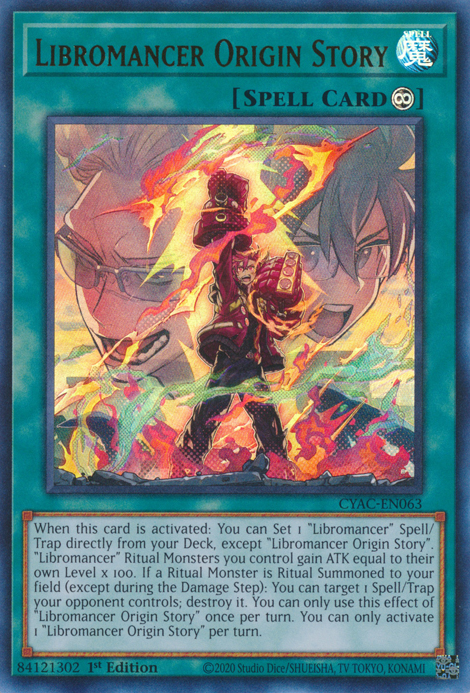 Libromancer Origin Story [CYAC-EN063] Ultra Rare | Good Games Morley