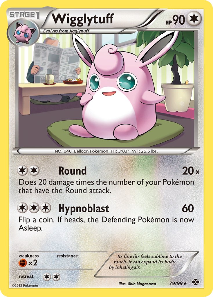 Wigglytuff (79/99) (Cosmos Holo) (Blister Exclusive) [Black & White: Next Destinies] | Good Games Morley