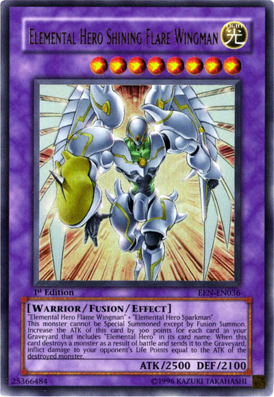 Elemental Hero Shining Flare Wingman [EEN-EN036] Ultra Rare | Good Games Morley