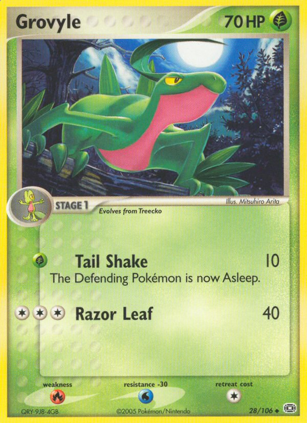 Grovyle (28/106) [EX: Emerald] | Good Games Morley