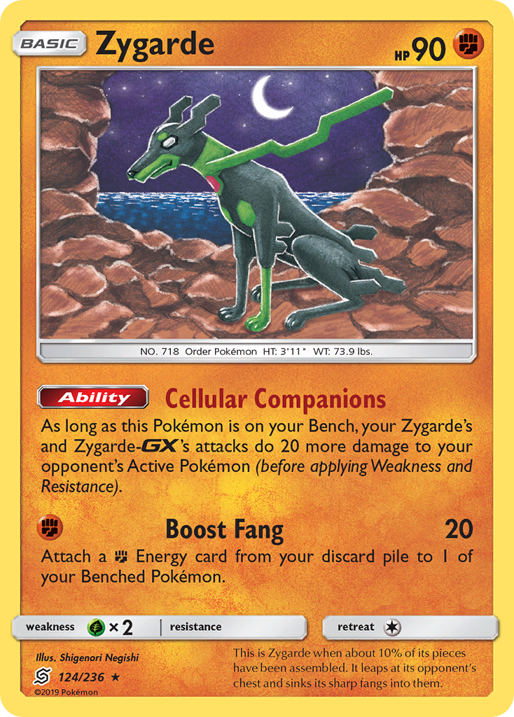 Zygarde (124/236) [Sun & Moon: Unified Minds] | Good Games Morley