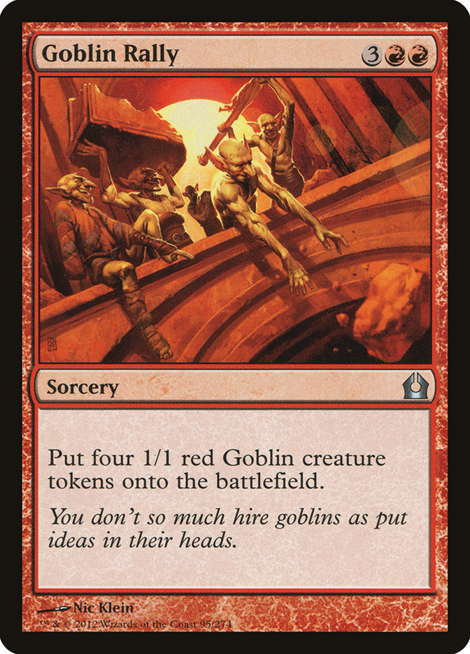 Goblin Rally [Return to Ravnica] | Good Games Morley