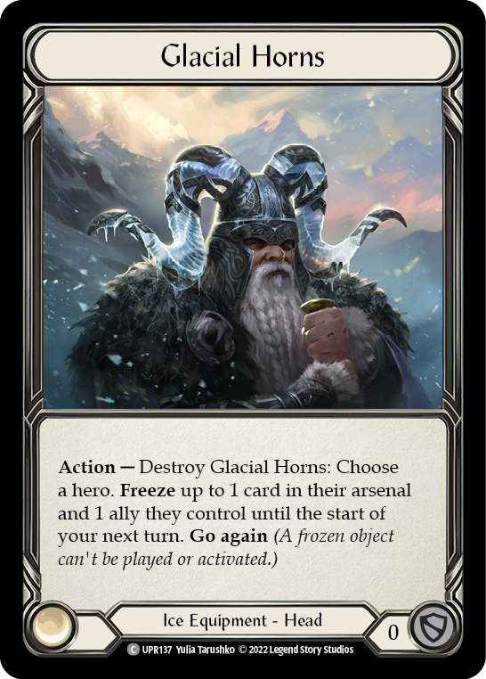 Glacial Horns [UPR137] (Uprising)  Cold Foil | Good Games Morley