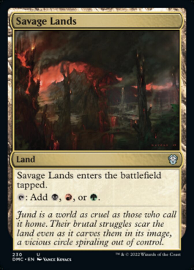 Savage Lands [Dominaria United Commander] | Good Games Morley