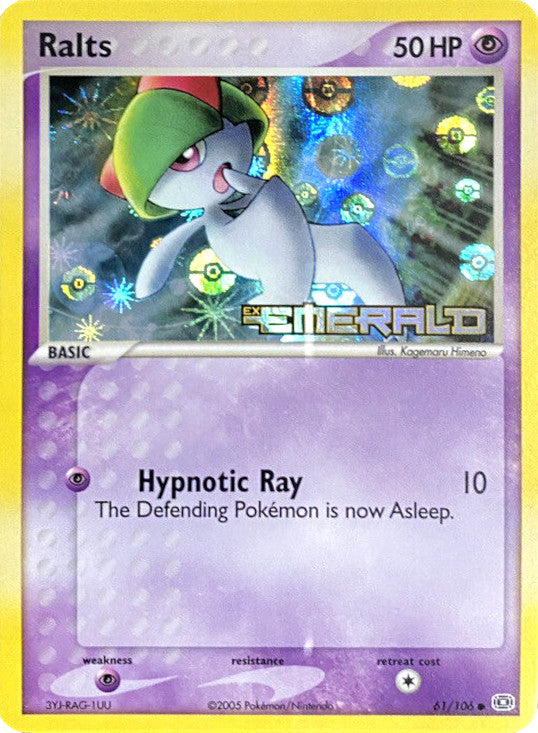 Ralts (61/106) (Stamped) [EX: Emerald] | Good Games Morley