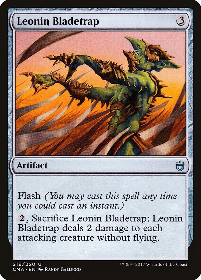 Leonin Bladetrap [Commander Anthology] | Good Games Morley