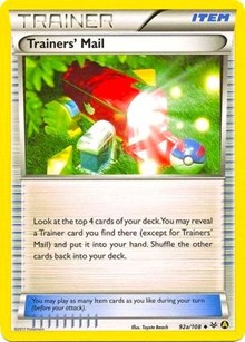 Trainers' Mail (92a/108) (Alternate Art Promo) [XY: Roaring Skies] | Good Games Morley