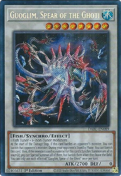 Guoglim, Spear of the Ghoti [DABL-EN089] Secret Rare | Good Games Morley