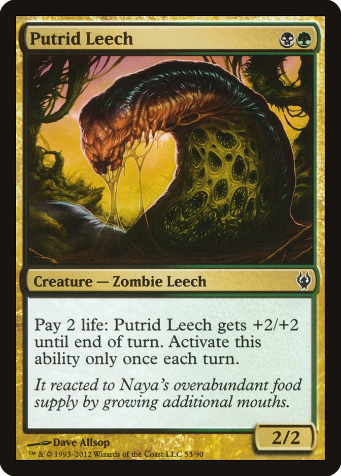 Putrid Leech [Duel Decks: Izzet vs. Golgari] | Good Games Morley