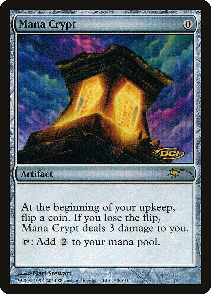 Mana Crypt [Judge Gift Cards 2011] | Good Games Morley