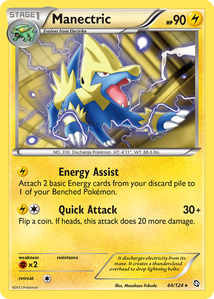 Manectric (44/124) [Black & White: Dragons Exalted] | Good Games Morley