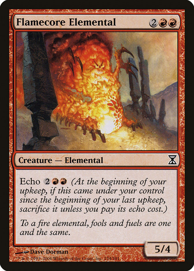 Flamecore Elemental [Time Spiral] | Good Games Morley