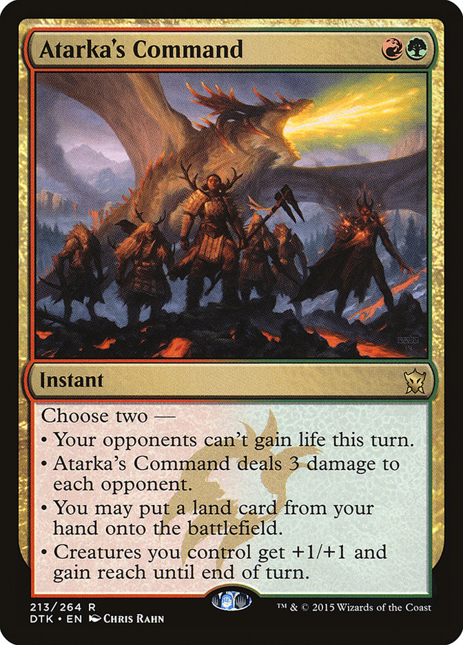 Atarka's Command [Dragons of Tarkir] | Good Games Morley