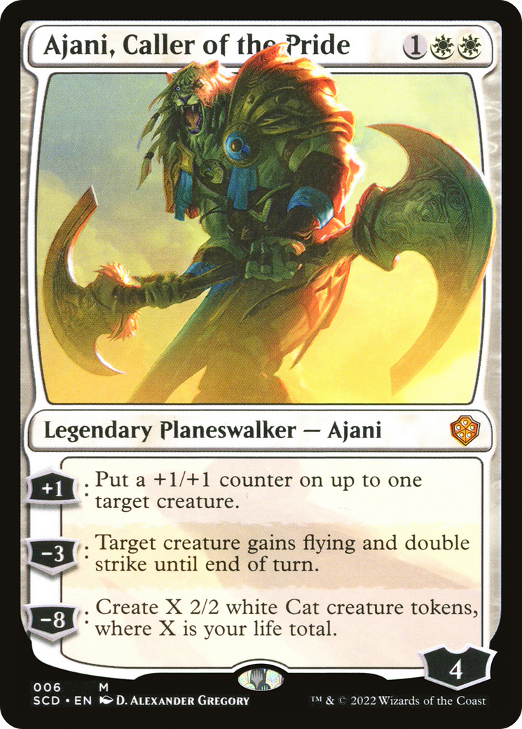 Ajani, Caller of the Pride [Starter Commander Decks] | Good Games Morley