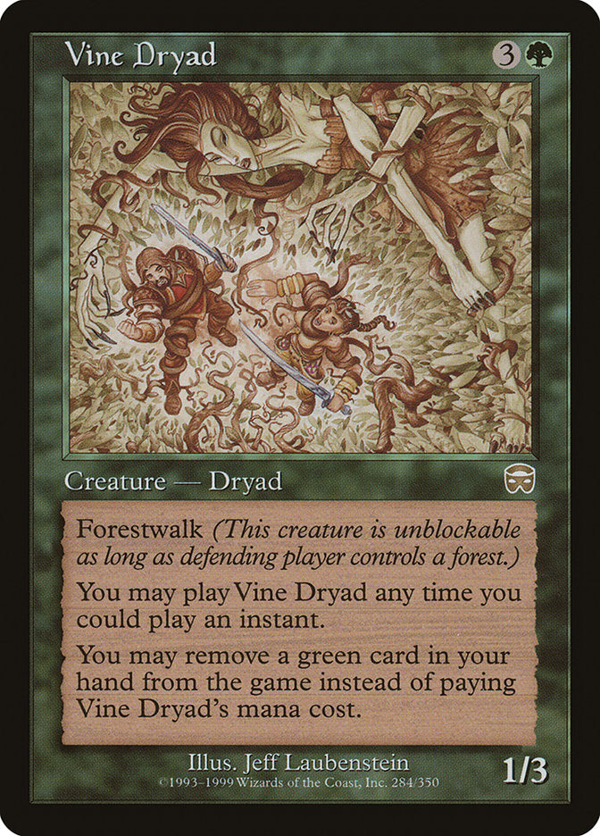 Vine Dryad [Mercadian Masques] | Good Games Morley