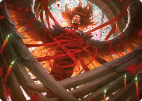 Sigarda's Imprisonment Art Card [Innistrad: Crimson Vow Art Series] | Good Games Morley