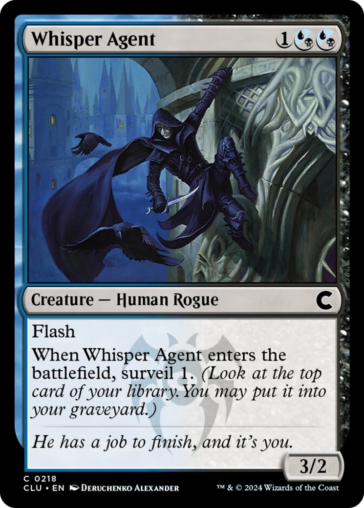 Whisper Agent [Ravnica: Clue Edition] | Good Games Morley
