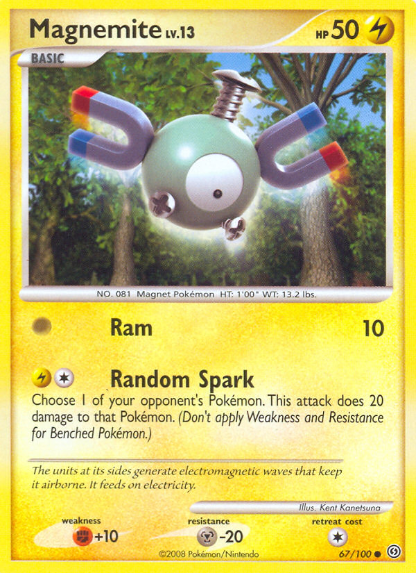 Magnemite (67/100) [Diamond & Pearl: Stormfront] | Good Games Morley