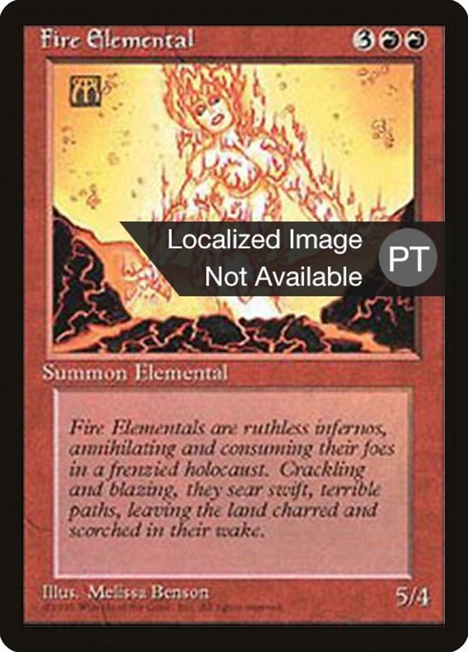 Fire Elemental [Fourth Edition (Foreign Black Border)] | Good Games Morley