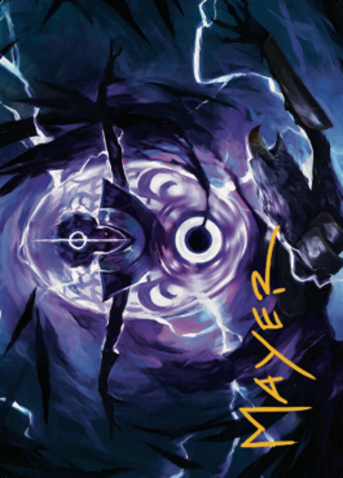 Rona's Vortex Art Card (Gold-Stamped Signature) [Dominaria United Art Series] | Good Games Morley