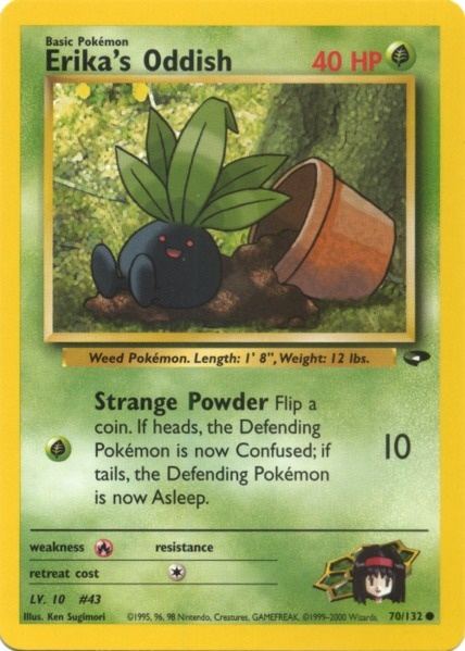 Erika's Oddish (70/132) [Gym Challenge Unlimited] | Good Games Morley