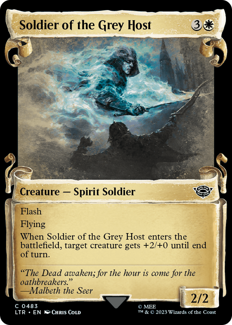 Soldier of the Grey Host [The Lord of the Rings: Tales of Middle-Earth Showcase Scrolls] | Good Games Morley