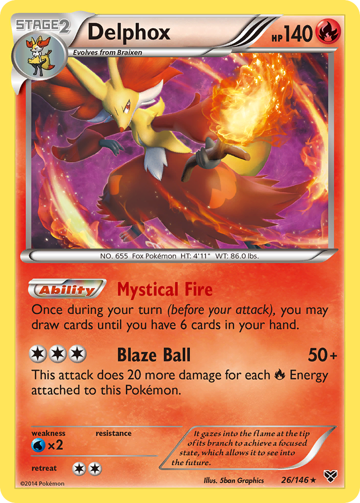Delphox (26/146) [XY: Base Set] | Good Games Morley