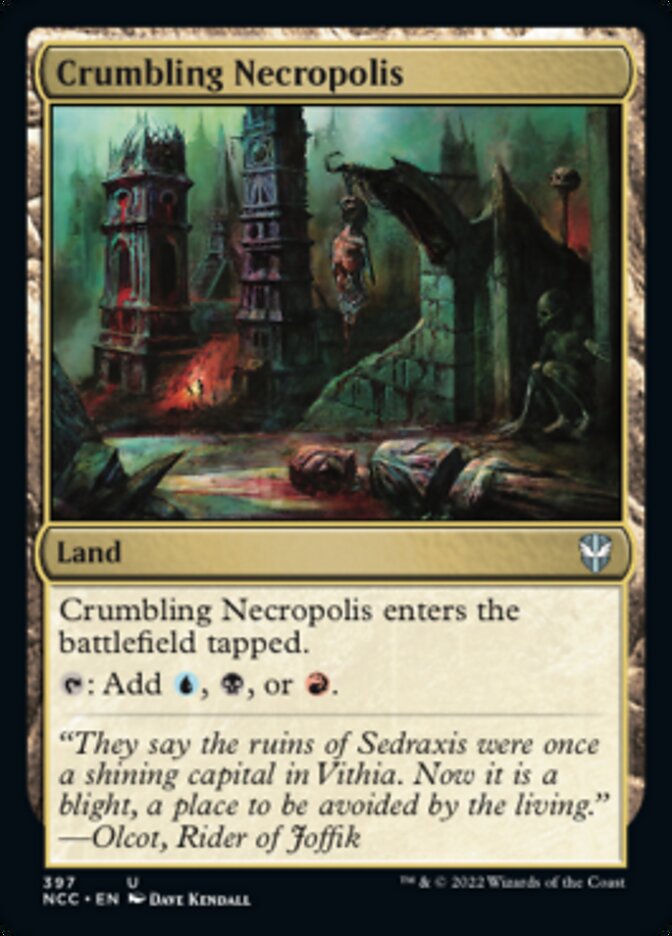 Crumbling Necropolis [Streets of New Capenna Commander] | Good Games Morley