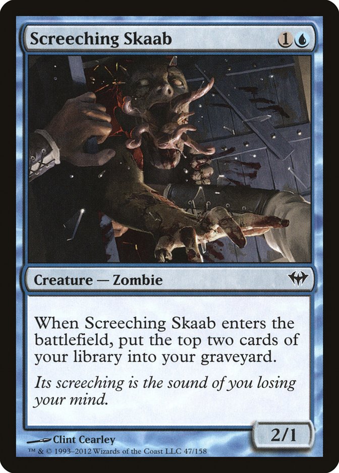 Screeching Skaab [Dark Ascension] | Good Games Morley