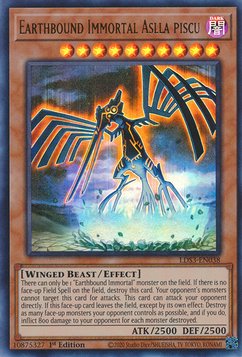 Earthbound Immortal Aslla piscu [LDS3-EN038] Ultra Rare | Good Games Morley