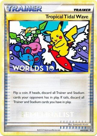Tropical Tidal Wave (HGSS18) (Semi Finalist) [HeartGold & SoulSilver: Black Star Promos] | Good Games Morley