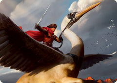 Rem Karolus, Stalwart Slayer Art Card [Innistrad: Midnight Hunt Art Series] | Good Games Morley