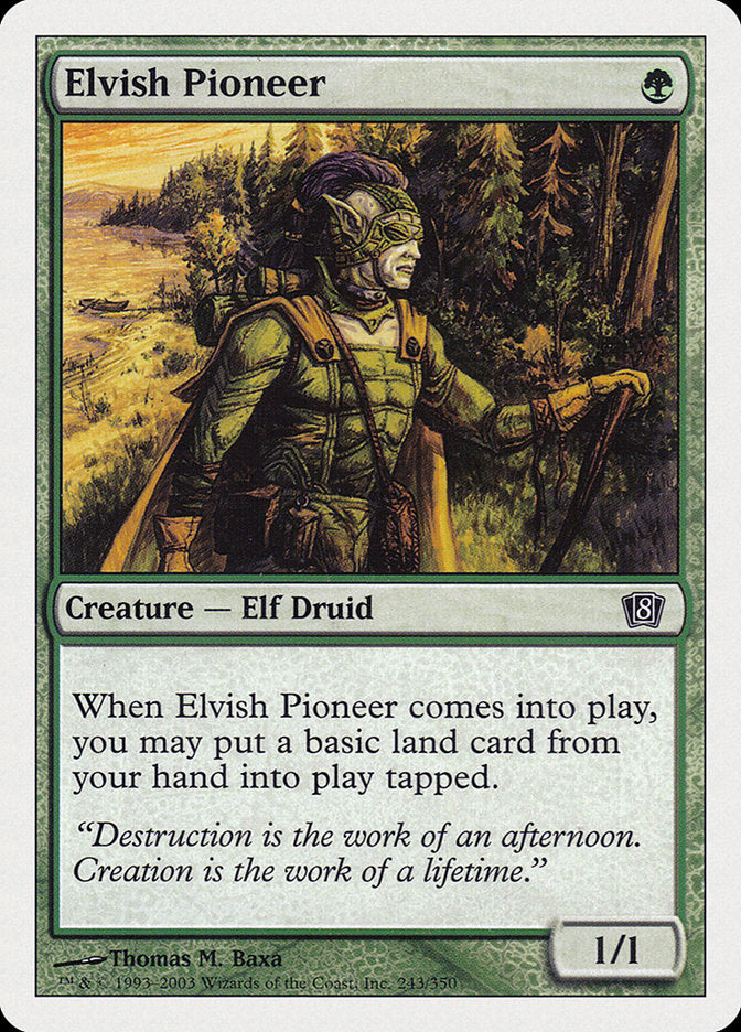 Elvish Pioneer [Eighth Edition] | Good Games Morley