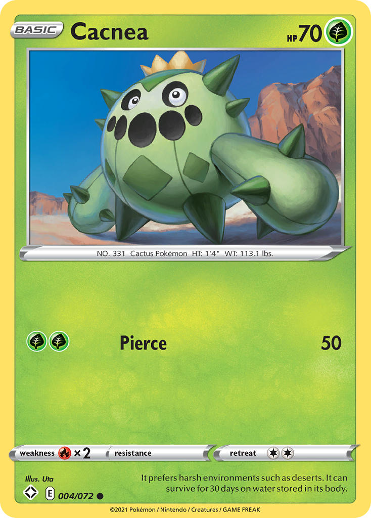 Cacnea (004/072) [Sword & Shield: Shining Fates] | Good Games Morley
