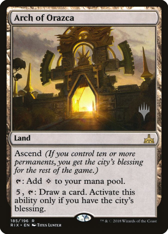 Arch of Orazca (Promo Pack) [Rivals of Ixalan Promos] | Good Games Morley