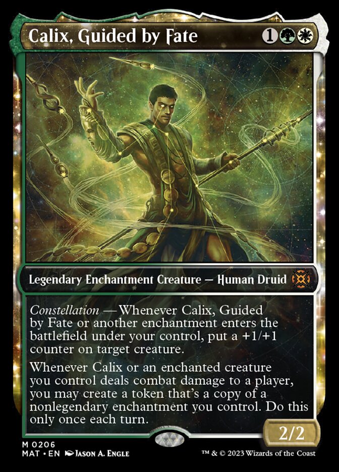 Calix, Guided by Fate (Showcase Halo Foil) [March of the Machine: The Aftermath] | Good Games Morley