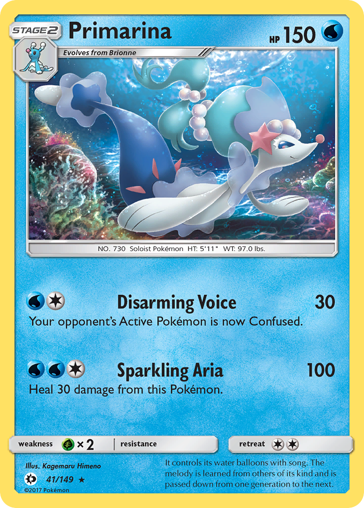 Primarina (41/149) [Sun & Moon: Base Set] | Good Games Morley