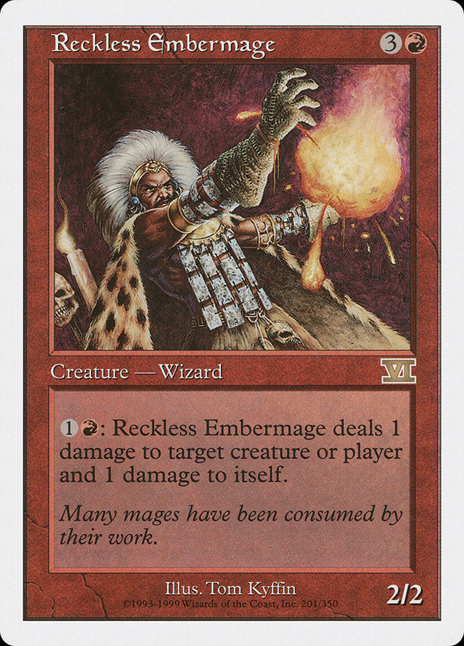 Reckless Embermage [Classic Sixth Edition] | Good Games Morley