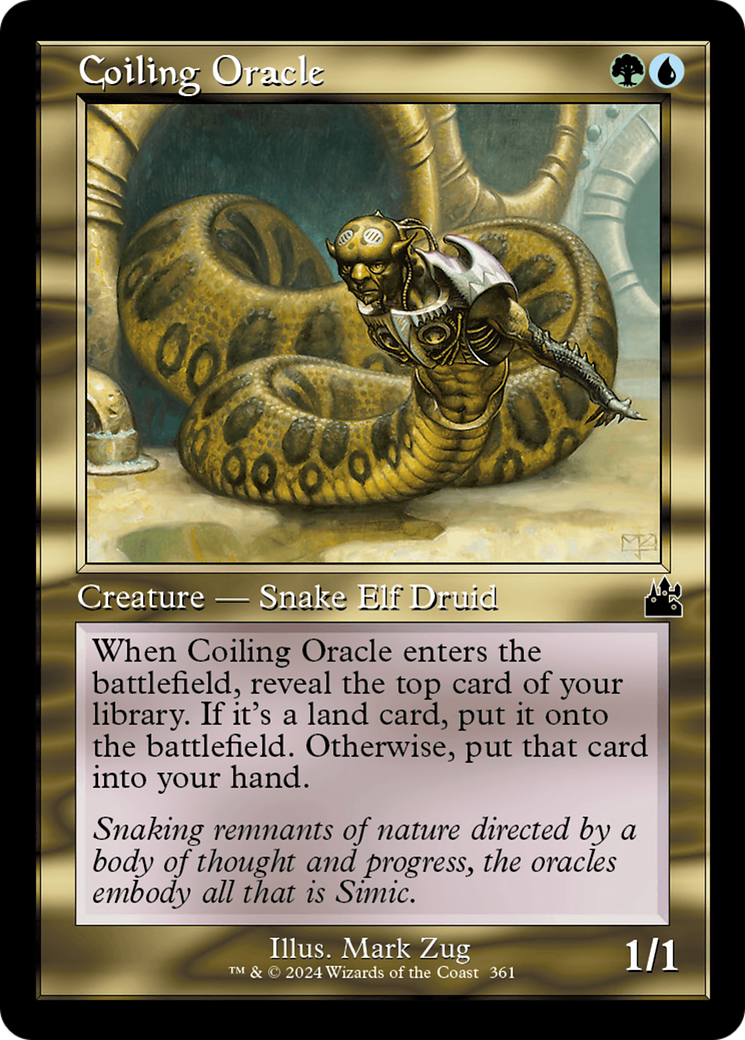 Coiling Oracle (Retro Frame) [Ravnica Remastered] | Good Games Morley
