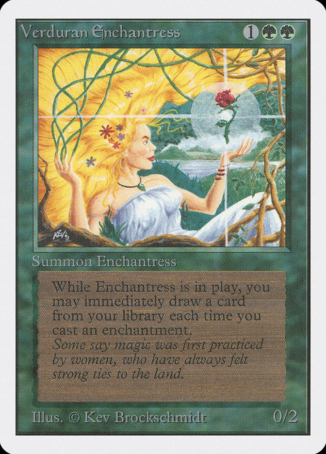 Verduran Enchantress [Unlimited Edition] | Good Games Morley