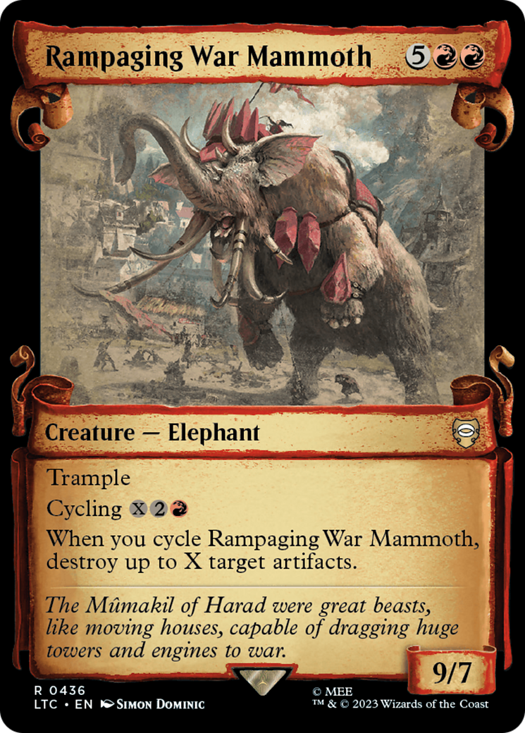 Rampaging War Mammoth [The Lord of the Rings: Tales of Middle-Earth Commander Showcase Scrolls] | Good Games Morley