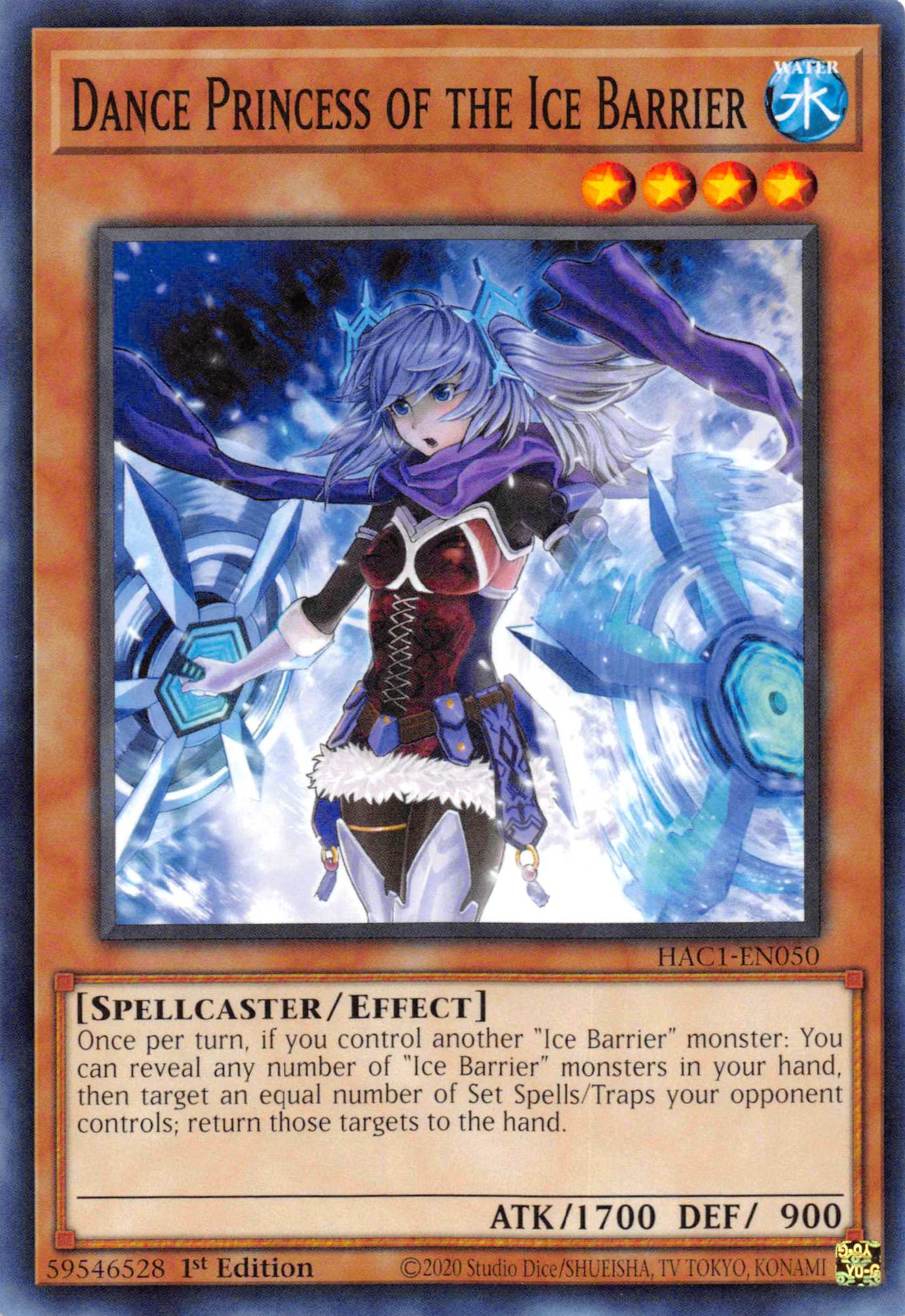 Dance Princess of the Ice Barrier [HAC1-EN050] Common | Good Games Morley