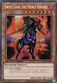 Swift Gaia the Fierce Knight (Secret) [SBCB-EN005] Secret Rare | Good Games Morley